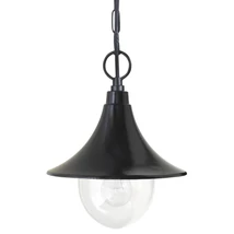 Pendul exterior Rabalux KONSTANZ E27 metal negru cu abajur plastic transparentstil clasic IP44 - 8246