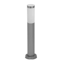Stalp exterior Rabalux INOXTORCH E27 metal crom satinat cu abajur plastic albstil modern IP44 - 8263