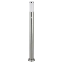 Stalp exterior cu senzor de miscare Rabalux INOXTORCH E27 metal crom satinat cu abajur plastic albstil modern IP44 - 8268