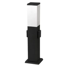Stalp exterior Rabalux BONN E27 metal negru mat cu abajur plastic albstil modern IP44 - 8339