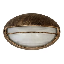 Aplica exterior Rabalux HEKTOR E27 metal auriu antic cu abajur sticla transparentstil traditional IP54 - 8496