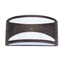 Aplica exterior Rabalux MANHATTAN E27 metal auriu antic cu abajur plastic albstil modern IP54 - 8510