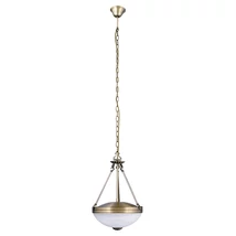 Candelabru Rabalux MARLENE E27 metal bronz cu abajur sticla sticla alabastru albstil clasic IP20 - 8547