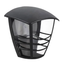 Aplica exterior Rabalux MARSEILLE E27 metal negru cu abajur plastic transparentstil traditional IP44 - 8570