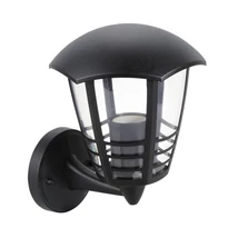 Aplica exterior Rabalux MARSEILLE E27 metal negru cu abajur plastic transparentstil traditional IP44 - 8618