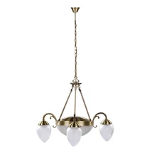 Candelabru Rabalux ANNABELLA E27 metal bronz cu abajur sticla albstil clasic IP20 - 8633