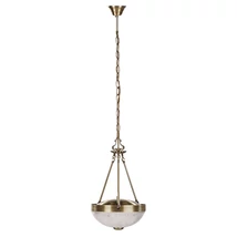 Candelabru Rabalux ANNABELLA E27 metal bronz cu abajur sticla albstil clasic IP20 - 8637