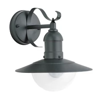 Aplica exterior Rabalux OSLO E27 metal verde cu abajur plastic transparentstil mediteran IP44 - 8682