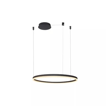 Pendul Azzardo Halo metal, negru, LED, 3000K, 55W, 4015lm - AZ-4960