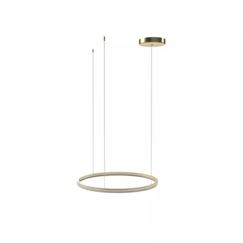 Pendul Azzardo Halo metal, auriu, LED, 3000K, 42W, 3066lm - AZ-4970