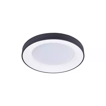 Plafoniera Azzardo Santana metal, negru, LED, 3000K, 30W, 1800lm - AZ-4987