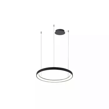 Pendul Azzardo Agnes metal, negru, LED, 3000K-6500K, 38W, 2100lm - AZ-5016