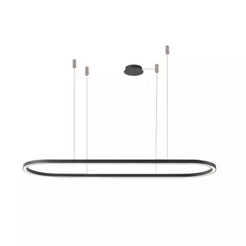 Pendul Azzardo Elena metal, negru, LED, dimabil, 3000K, 50W, 2700lm - AZ-5055