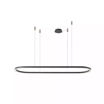 Pendul Azzardo Elena metal, negru, LED, dimabil, 3000K, 60W, 3200lm - AZ-5057