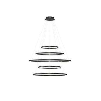 Pendul Azzardo Halo metal, negru, LED, 3000K-6000K, 180W, 10800lm - AZ-5351