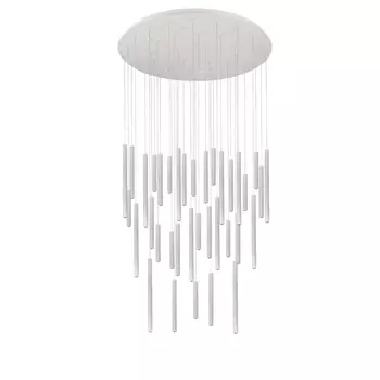 Pendul Azzardo ILIOS metal, acril, alb, LED, 3000K, 160W, 12800lm - 5749