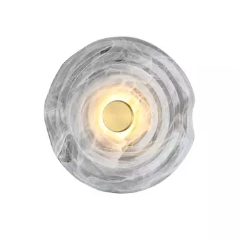 Plafoniera Azzardo NESTOR metal, sticla, alama, alb, LED, 3000K, 6W, 480lm - 5830