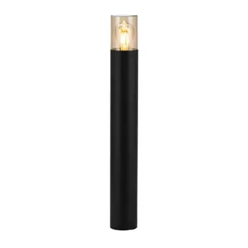Lampadar exterior Azzardo HAGER metal, plastic, negru, transparent, E27, IP54 - 5865