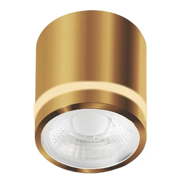 Plafoniera pentru baie Azzardo VICI metal, plastic, auriu, LED, 3000K-4000K-6000K, 12W, 720lm, IP44 - 6041