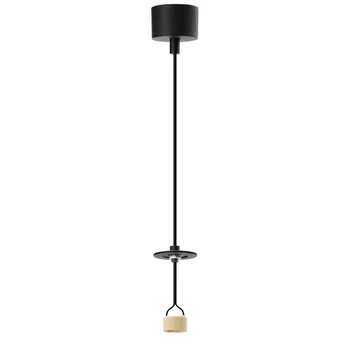 Pendul Azzardo LUCAS metal, plastic, negru, GU10 - 6156