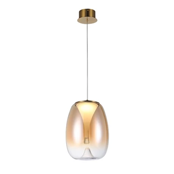 Pendul Azzardo PAMELA metal, sticla, chihlimbar, LED, 15W, 3000K, 1200Lm - AZ-6185