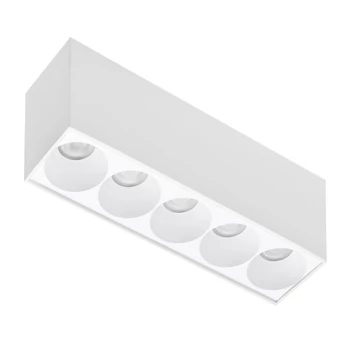 Plafoniera Azzardo TETRIX metal, alb, LED, 8W, 3000-4000-6000K - AZ-6279