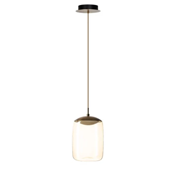 Pendul Azzardo HELENA  metal, transparent, alama, transparent, LED, 18W, 3000K, 419Lm - AZ-6411