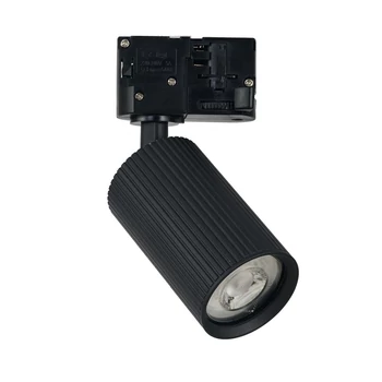 Sursa de lumina pentru sina trifazata Azzardo LUCAS metal, plastic, negru, GU10 - AZ-6491