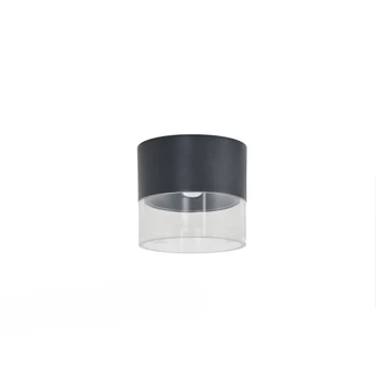 Plafoniera Azzardo LIMAN metal, negru, transparent, LED, 10W, 3000-4000K - AZ-6550