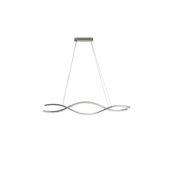 Pendul Azzardo SPARK WAVES metal, acril, crom, LED, 97W, 3000-4000K, 10880Lm - AZ-6564
