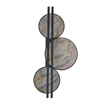 Aplica de perete Azzardo MOONS metal, piatra, negru, gri, LED, 30W, CCT - AZ-6666