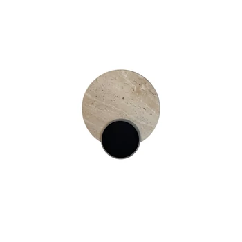 Aplica de perete Azzardo ECLIPSE piatra, metal, negru, gri, LED, 10W, 3000K - AZ-6667