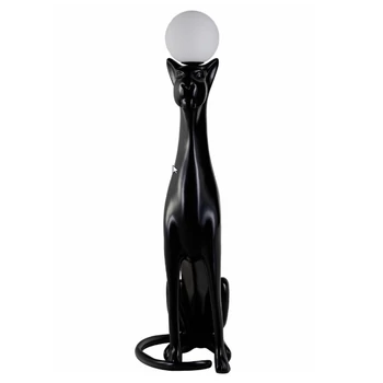Lampa decor Azzardo PUMA plastic, sticla, negru, alb, E27 - AZ-6786
