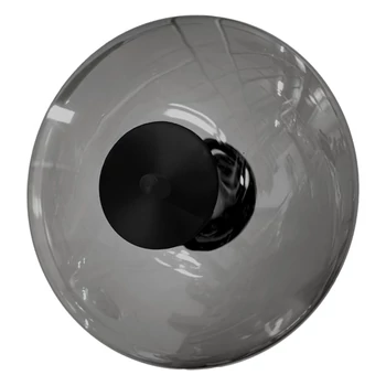 Aplica de perete Azzardo ANDORA metal, sticla, negru, fumuriu, LED, 8W, 3000k, 450Lm - AZ-6890