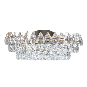 Plafoniera Azzardo BARLETTA metal, cristal, auriu, transparent, LED, 60W , 3000K, 2132Lm - AZ-6902