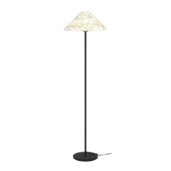 Lampadar Eglo OXPARK metal, textil, negru, alb, verde, E27 - 43945