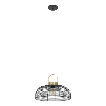 Pendul Eglo ROUNDHAM metal, negru, cupru, E27 - 43964