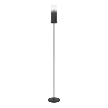 Lampadar Eglo TOOTHILL metal, sticla, negru, E27 - 44004