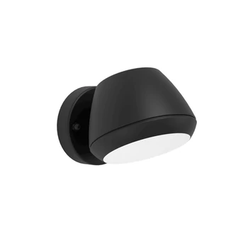 Aplica de perete exterioara Eglo NIVAROLO metal, plastic, negru, alb, GU10, 4,6W, IP 44 - 900675