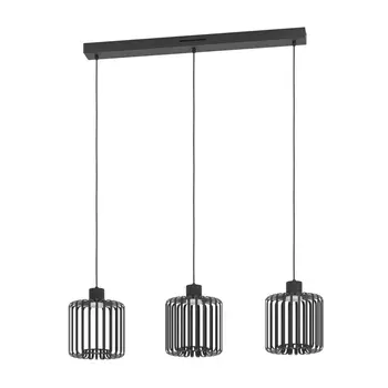 Pendul Eglo GINESTRONE-Z metal, plastic, negru, alb, LED, 2700K-6500K, 11.1W, 1650lm - 900724