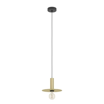 Pendul Eglo ESCANDELL metal, negru, alama, E27 - 900731