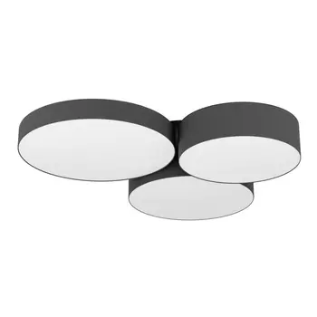 Plafoniera Eglo BARBANO-Z metal, textil, plastic, negru, alb, LED, 2700K-6500K, 22.5W, 2550lm - 900853