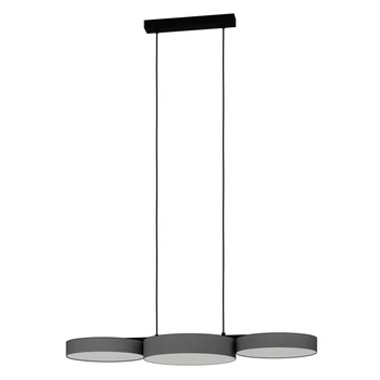 Pendul Eglo BARBANO-Z metal, textil, plastic, negru, gri, alb, LED, 2700K-6500K, 22.5W, 2550lm - 900856