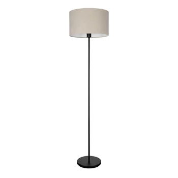 Lampadar Eglo FENIGLIA metal, textil, negru, gri, E27 - 900862