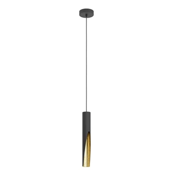 Pendul Eglo BARBOTTO metal, negru, auriu, GU10 - 900872