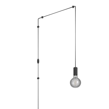 Pendul Eglo PINETINA metal, negru, E27 - 900976