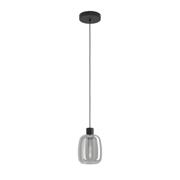 Pendul Eglo MOLOCHIO-Z metal, sticla, negru, fumuriu, LED, 3,7W, 2700K-6500K, 500 Lm - 901119