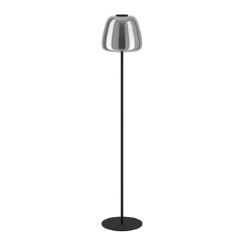 Lampadar Eglo ALFERO-Z metal, sticla, negru, crom, RGB LED, 15,5W, 2700K-6500K, 2000 Lm - 901196