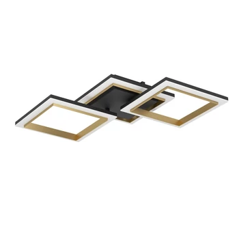 Plafoniera Eglo CALLIERA metal, plastic, negru, alb, bronz, LED, 20W, 4000K, 2500 Lm - 901222