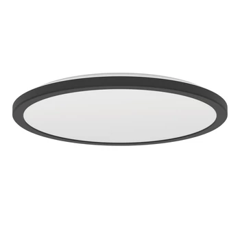 Plafoniera de baie Eglo ROVITO metal, plastic, negru, alb, LED, 18,5W, 2700K- 4000K-6500K, 2300 Lm, IP 44 - 901439